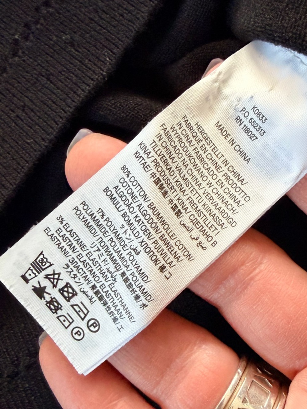 Boden Black Crewneck Sweater small - Picture 5 of 5